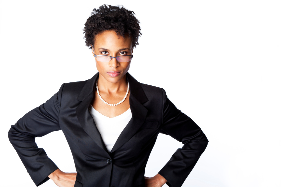 businesswoman with authority